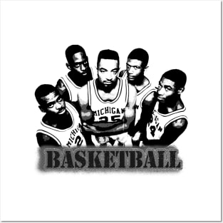 basketbal // michigan - basketbal team // on player Posters and Art